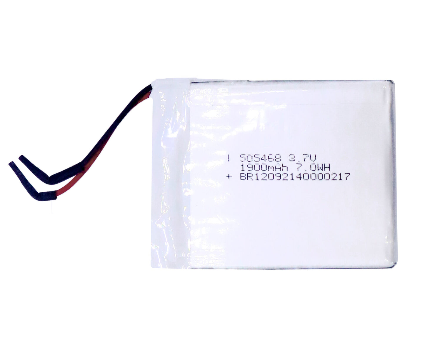 3.7V Li-Po battery-front view