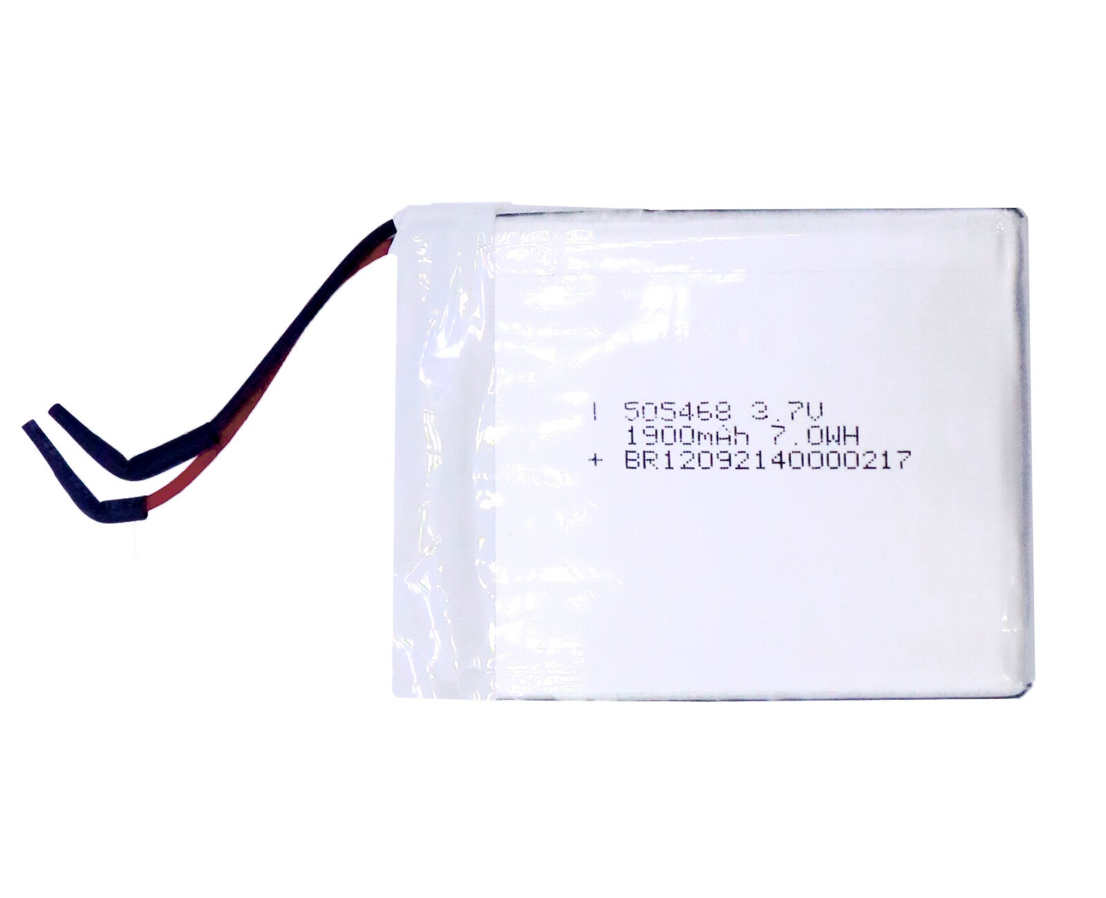 3.7V Li-Po battery-front view
