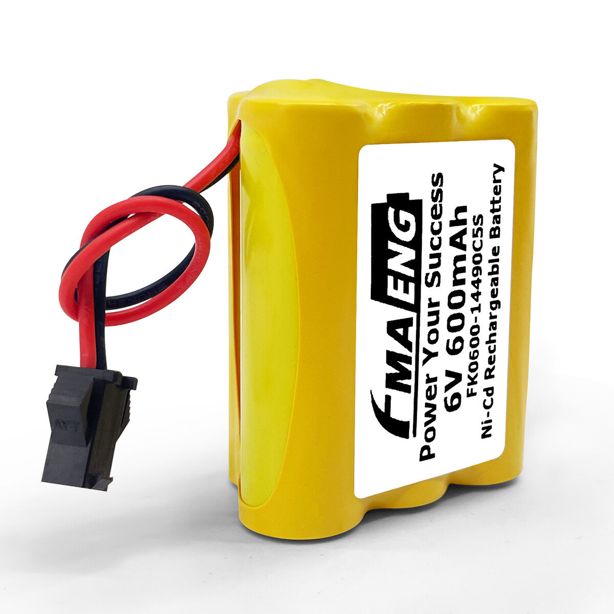 FMA Ni-MH 6V 0.6-2 Ah Battery for 80 LED Solar Sports Light Backup Power Supply
