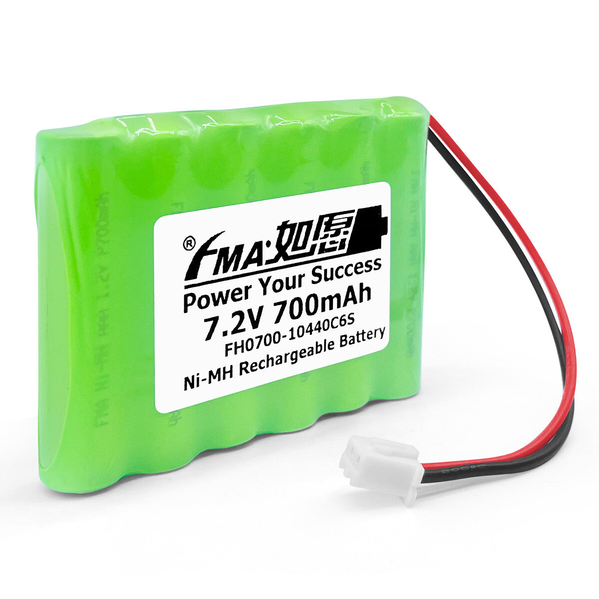 Ni-MH battery 7.2V 700mAh-Customizable connector
