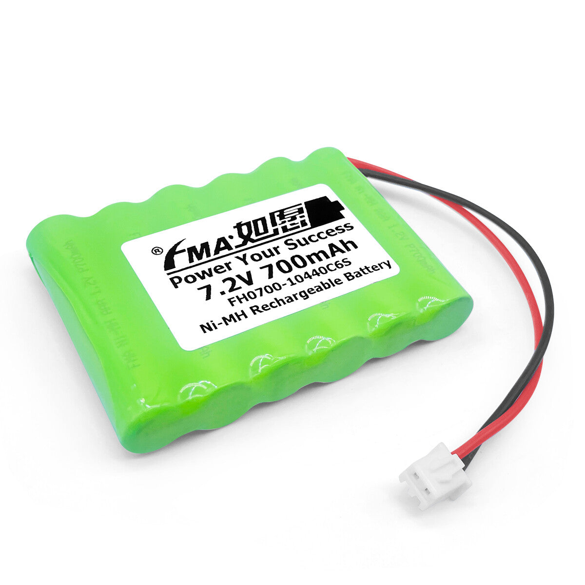 Ni-MH battery 7.2V 700mAh-3D view
