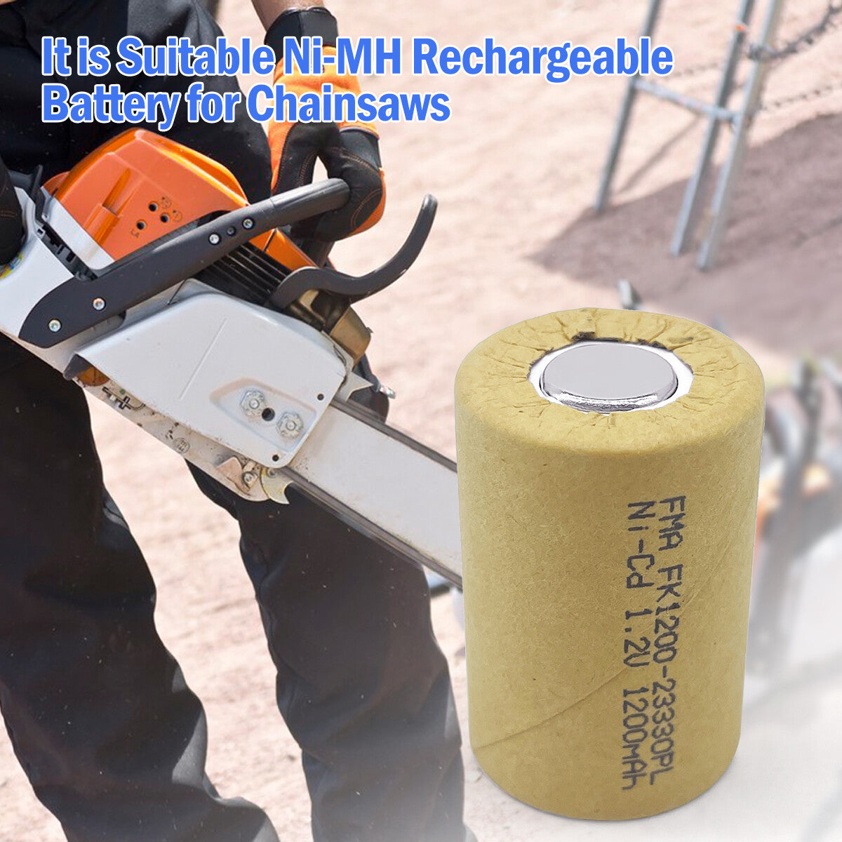 2* 1.2V 1.2-2.2Ah Ni-MH 4/5SC Battery for Power Tools Screwdriver Drill