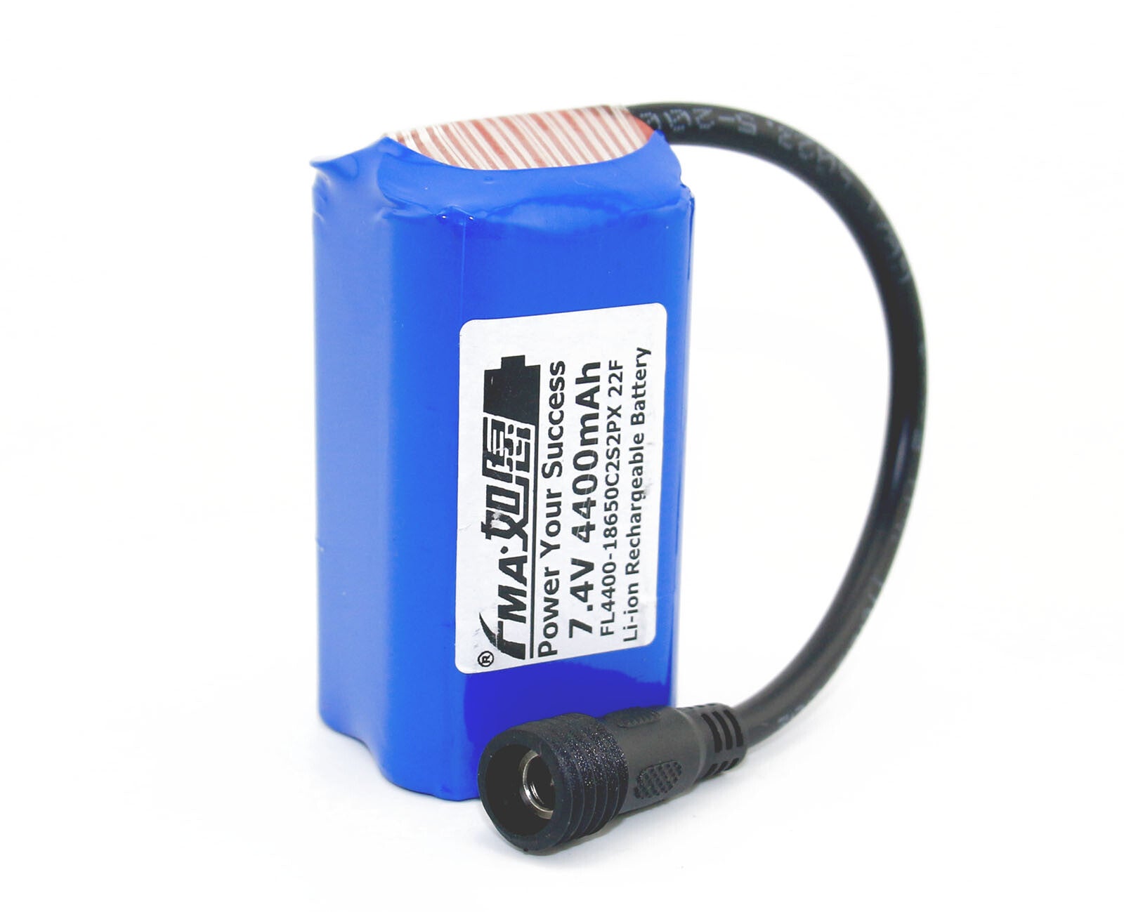 7.4V 4400mAh Li-ion Battery - for Headlight Bike Light