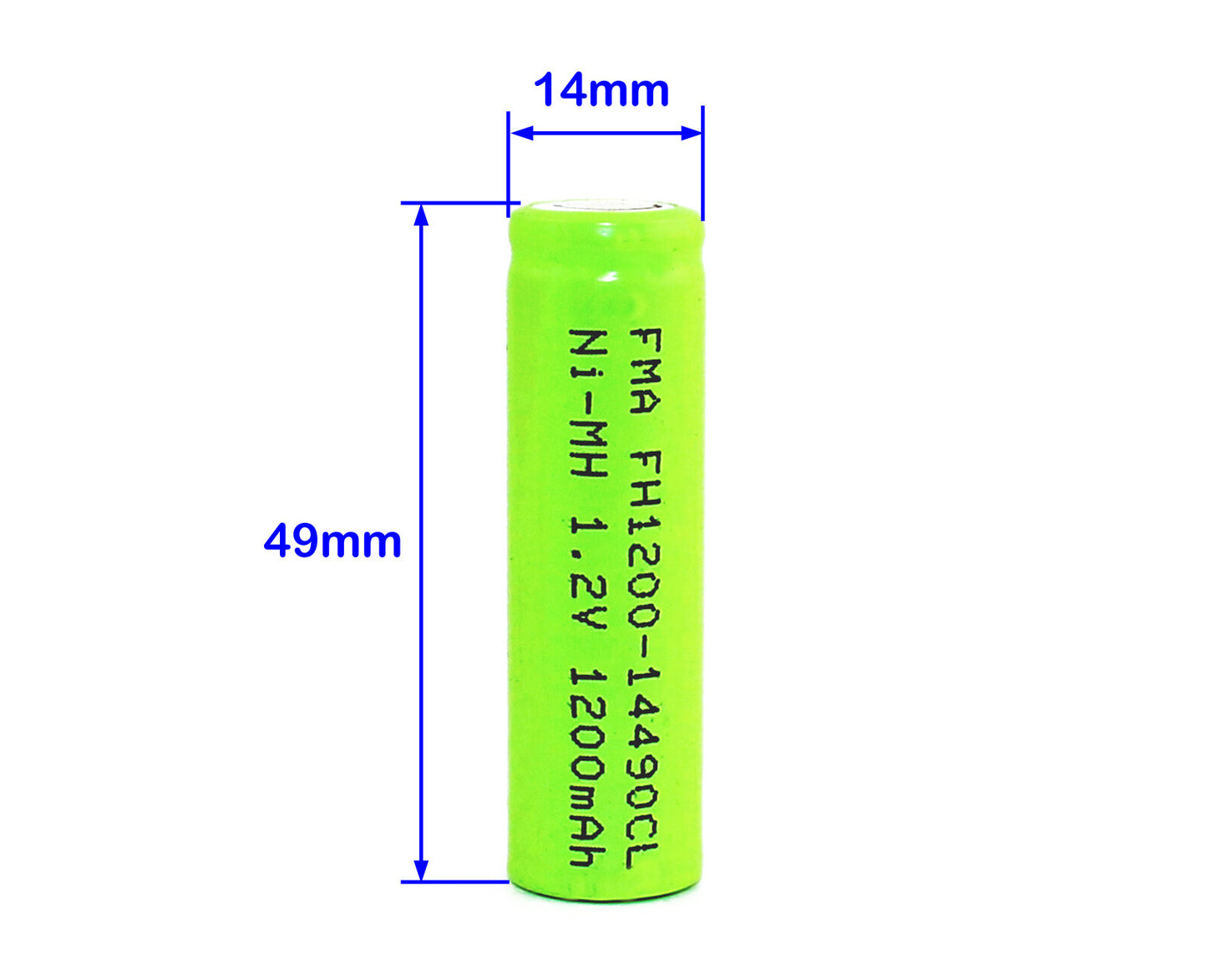 2* Cordless Phone Shaver 1.2V 0.35-2Ah 1/3AA 2/3AA 4/5AA AA Ni-MH Battery