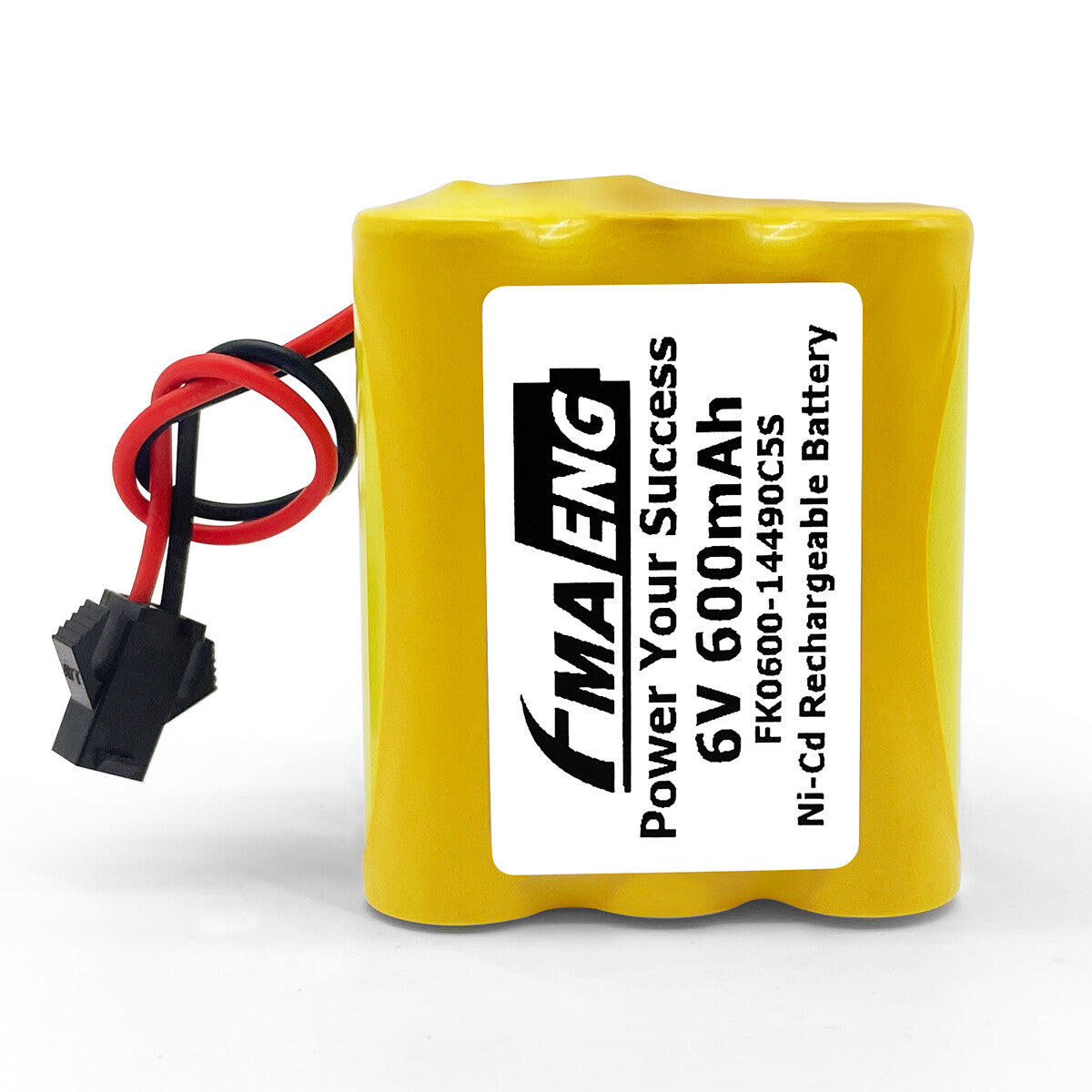 FMA Ni-MH 6V 0.6-2 Ah Battery for 80 LED Solar Sports Light Backup Power Supply