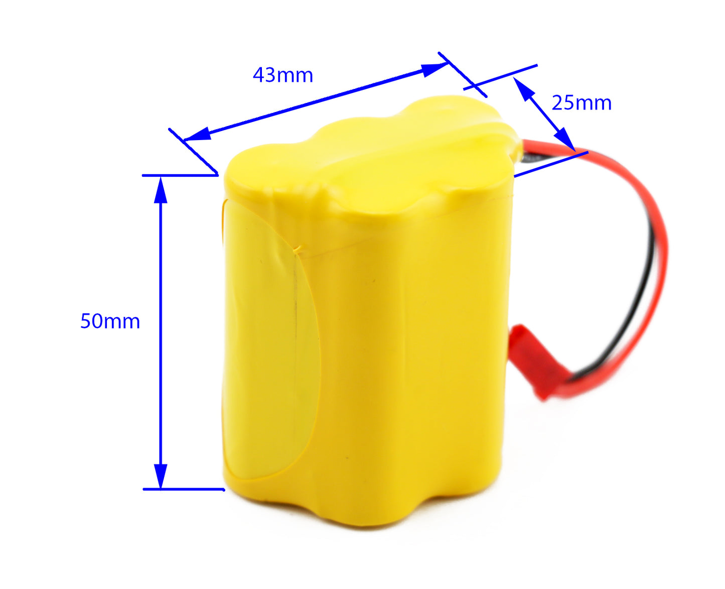 FMA Ni-MH 6V 0.6-2 Ah Battery for 80 LED Solar Sports Light Backup Power Supply